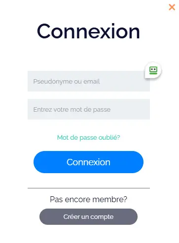 Connexion des membres du 77Jackpot Casino