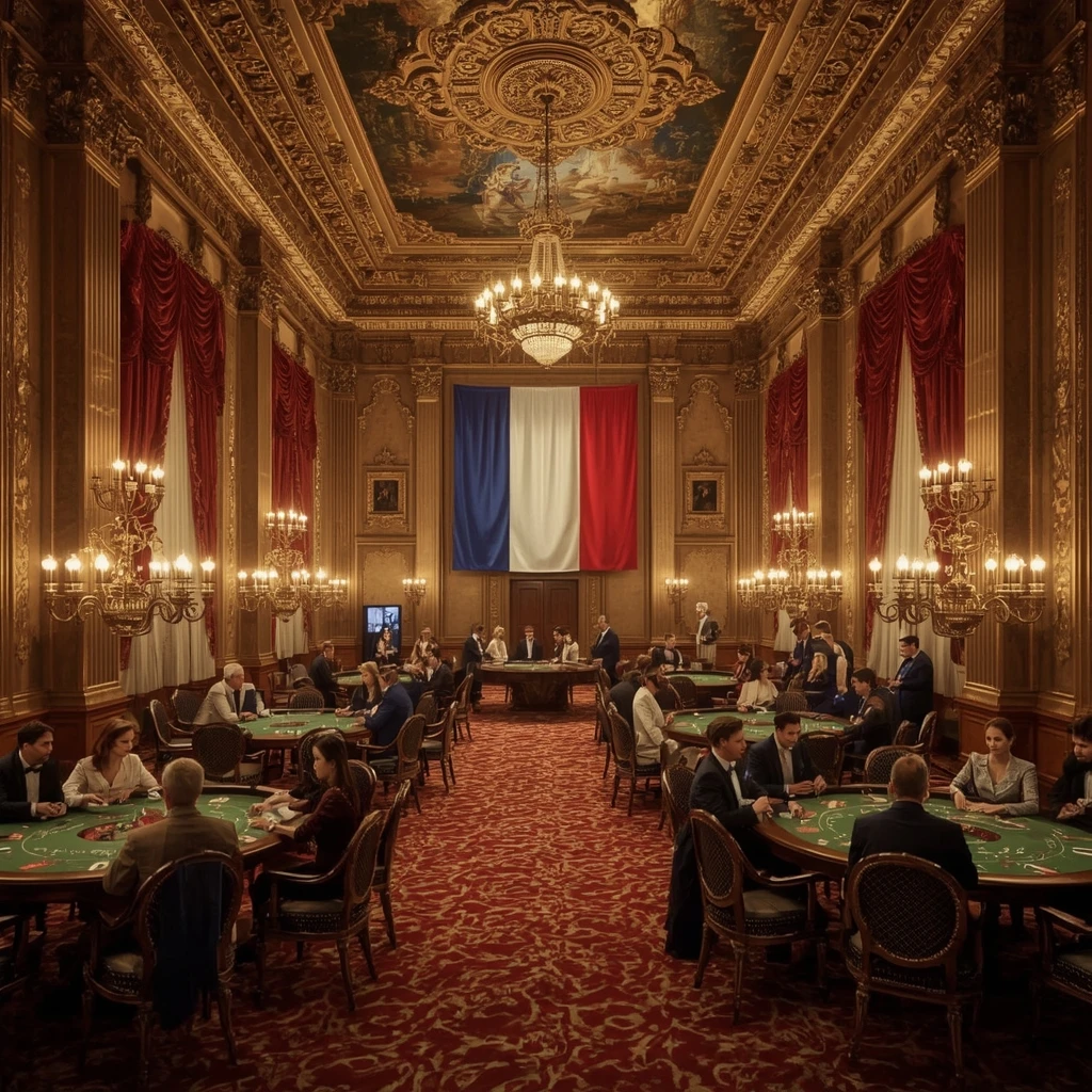 Le casino et le drapeau français 77Jackpot Casino